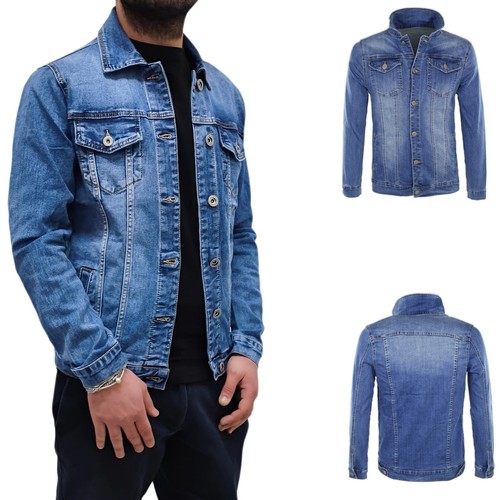 Giubbotto uomo jeans giacca - jeans,