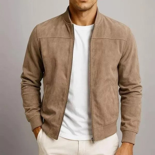 Giacca uomo beige effetto - beige,