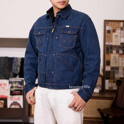 Giacca denim grezzo rosso