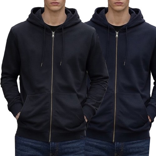 Felpa uomo con cappuccio zip - felpa,