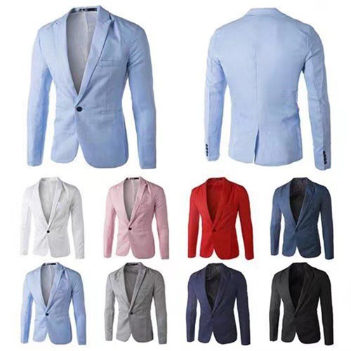 Blazer uomo casual monopetto - uomo,